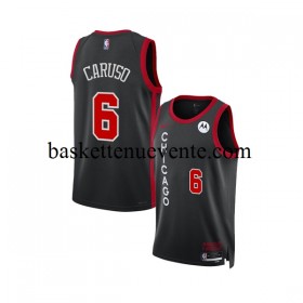 Maillot Basket Chicago Bulls Alex Caruso 6 Nike 2023-2024 City Edition Noir Swingman - Homme